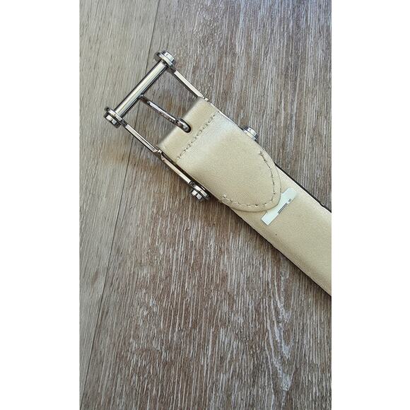 Lauren x Ralph Lauren Champagne Black Reversible Belt One Size Minimalist Basic main image 7